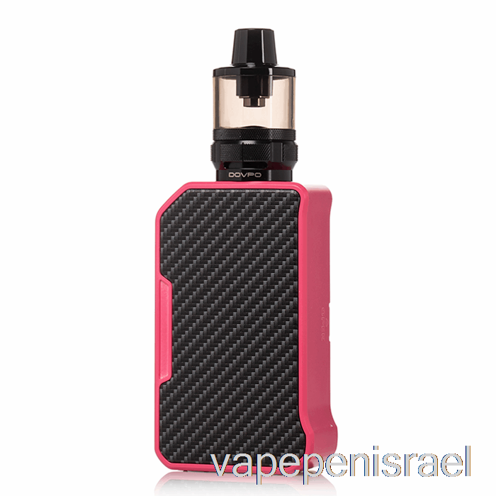 חד פעמי Vape Israel Dovpo Mvp 220w ערכת התחלה סיבי פחמן ורוד